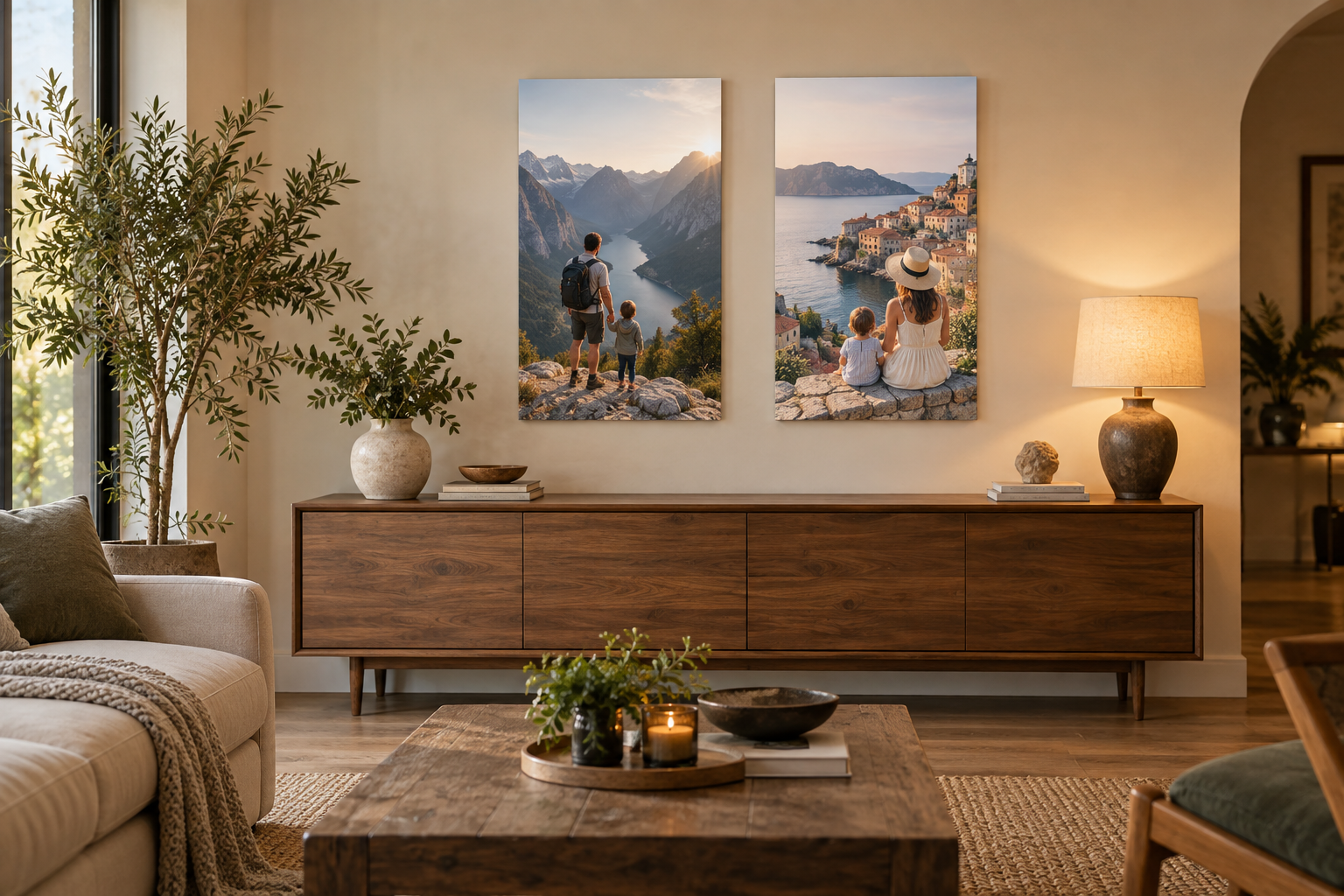 Dos canvas 30×50 cm