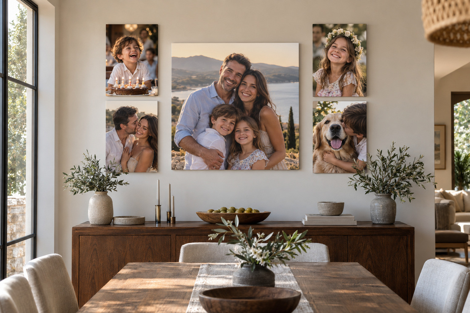 Set de 5 piezas para comedor